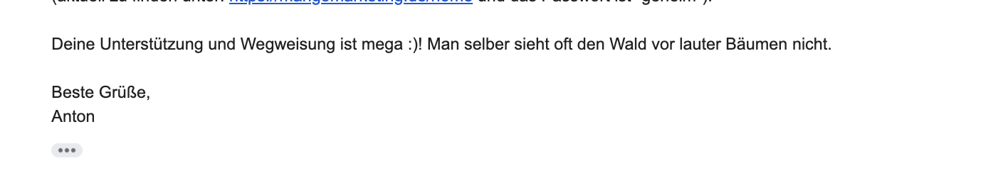 Kundenergebnis der Agentur Consulting (Alexander Heeg, Heeg Consulting GmbH) – Screenshot aus der privaten Kunden-Community