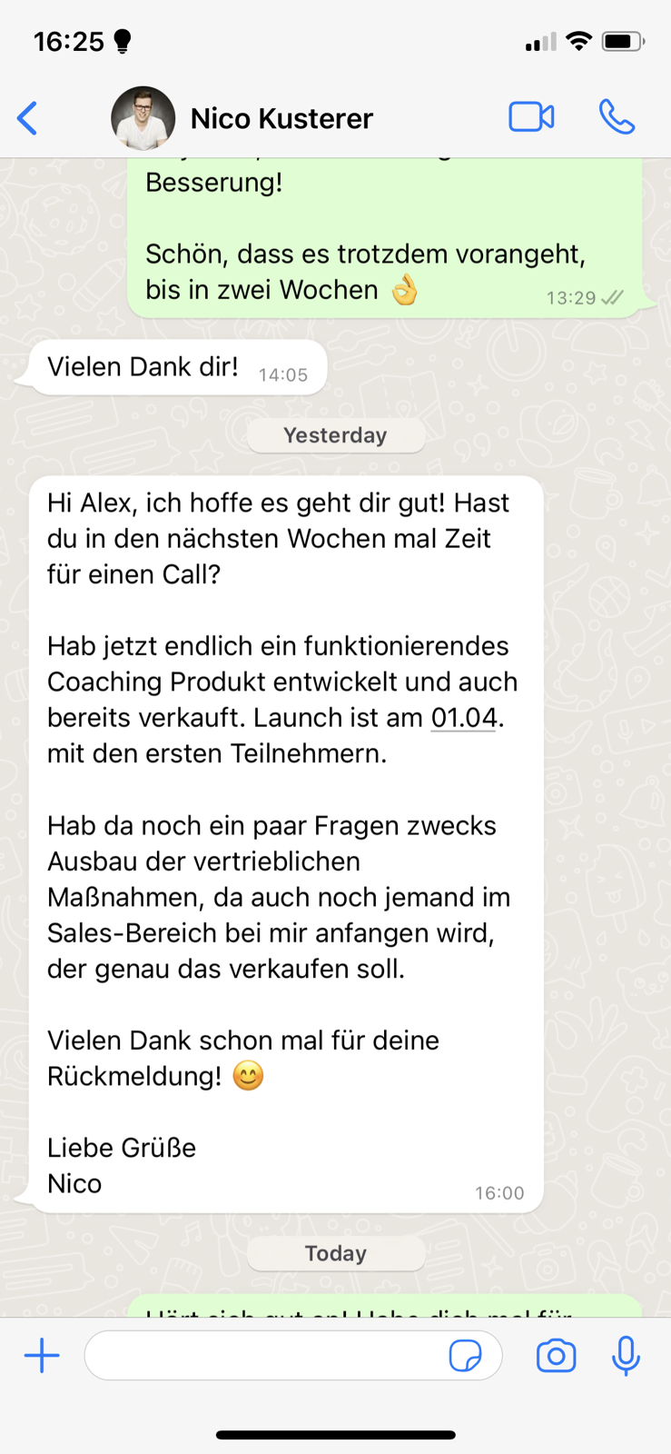 Kundenergebnis der Agentur Consulting (Alexander Heeg, Heeg Consulting GmbH) – Screenshot aus der privaten Kunden-Community
