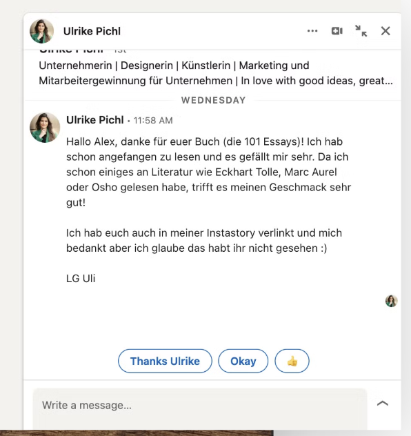 Kundenergebnis der Agentur Consulting (Alexander Heeg, Heeg Consulting GmbH) – Screenshot aus der privaten Kunden-Community