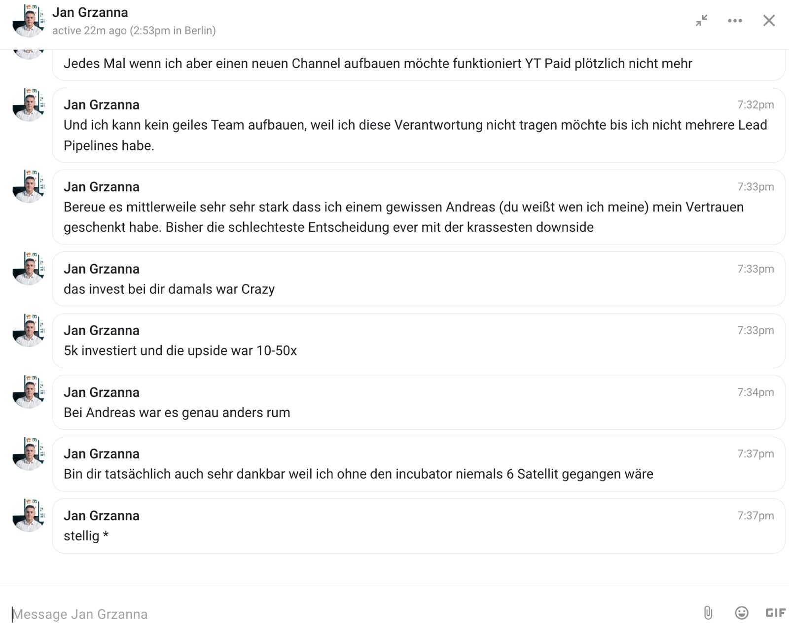 Kundenergebnis der Agentur Consulting (Alexander Heeg, Heeg Consulting GmbH) – Screenshot aus der privaten Kunden-Community
