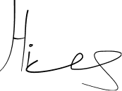 Unterschrift von Samuel Hess